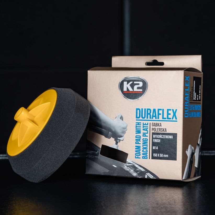 DURAFLEX black 150MM ספוג פוליש שחור דרגה 3