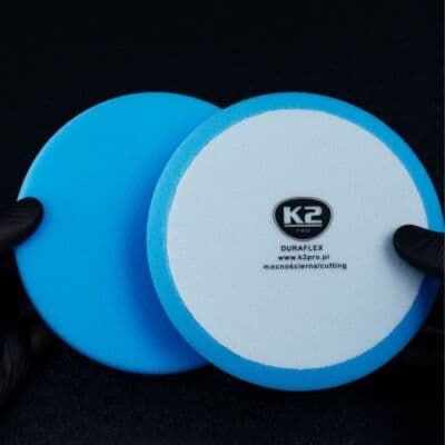 DURAFLEX blue 150MM ספוג פוליש כחול דביק קשה