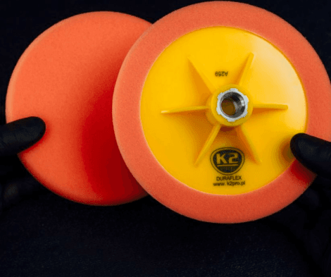 DURAFLEX ORANGE M-14 ספוג תפוז לפוליש בינוני קצה מחוספס מתברגת