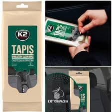 מגבונים לניקוי ריפודי עור TAPIS WIPES 24PCS